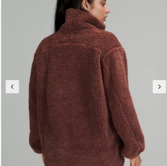 Lululemon warmth restore sherpa pullover jacket size 6 - Picture 13 of 16